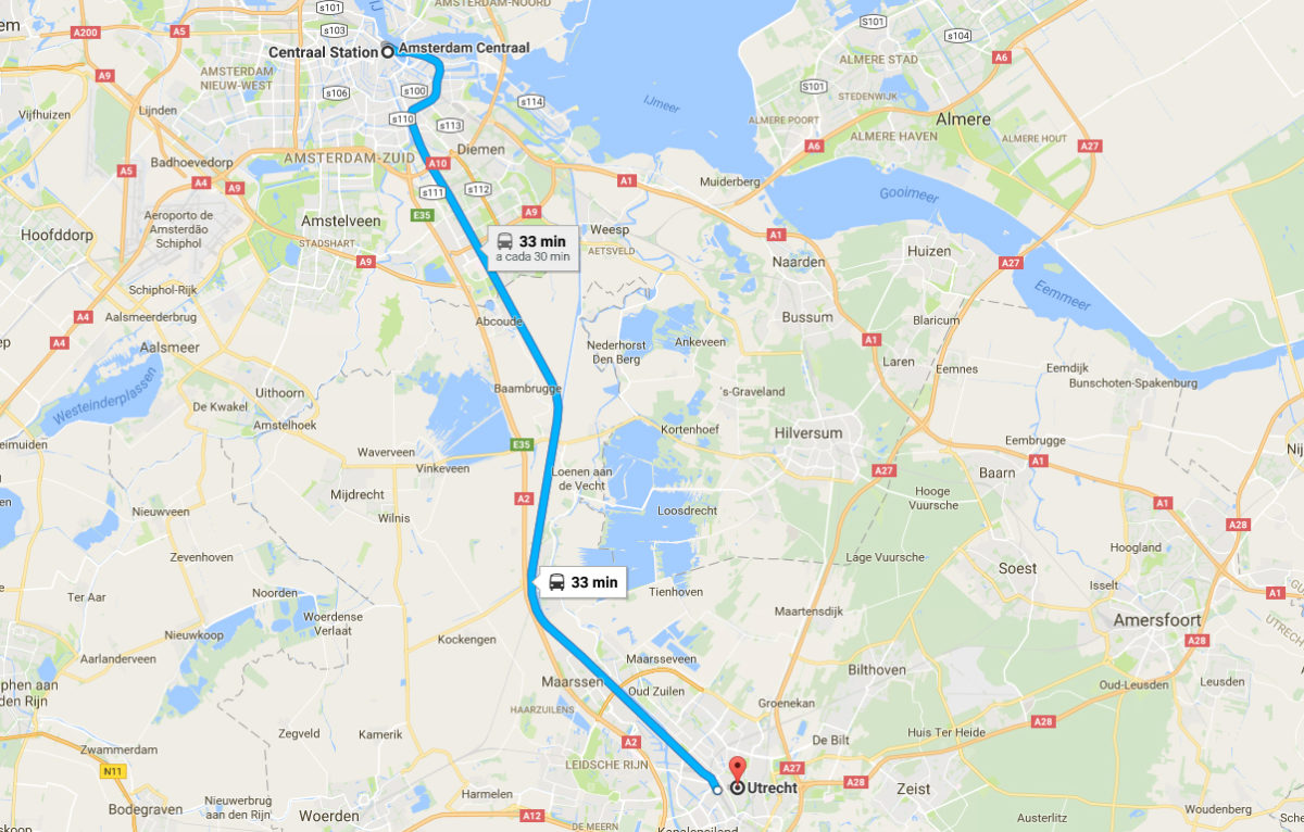 Utrecht mapa